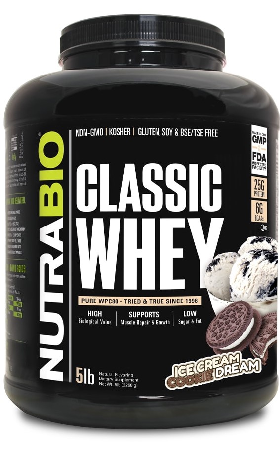 Whey Protein Concentrate Ice Cream Cookie Dream