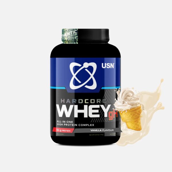 USN Hardcore Whey gH בטעם וניל