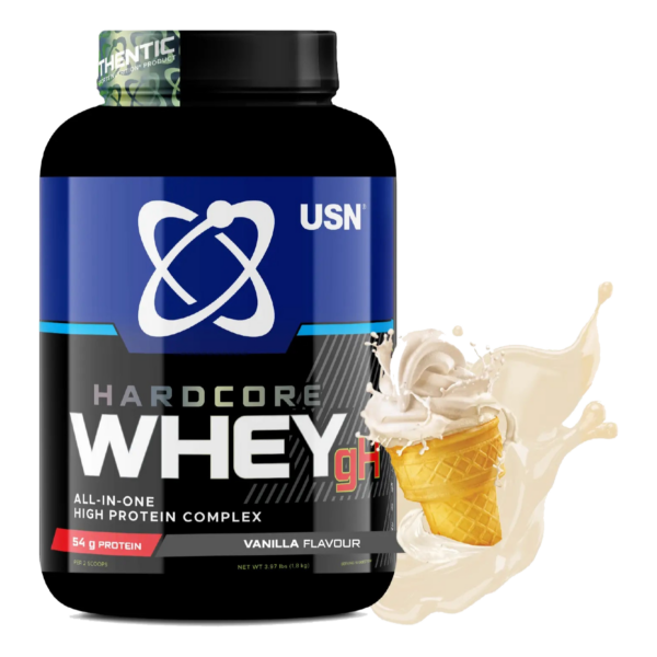 USN Hardcore Whey gH בטעם וניל